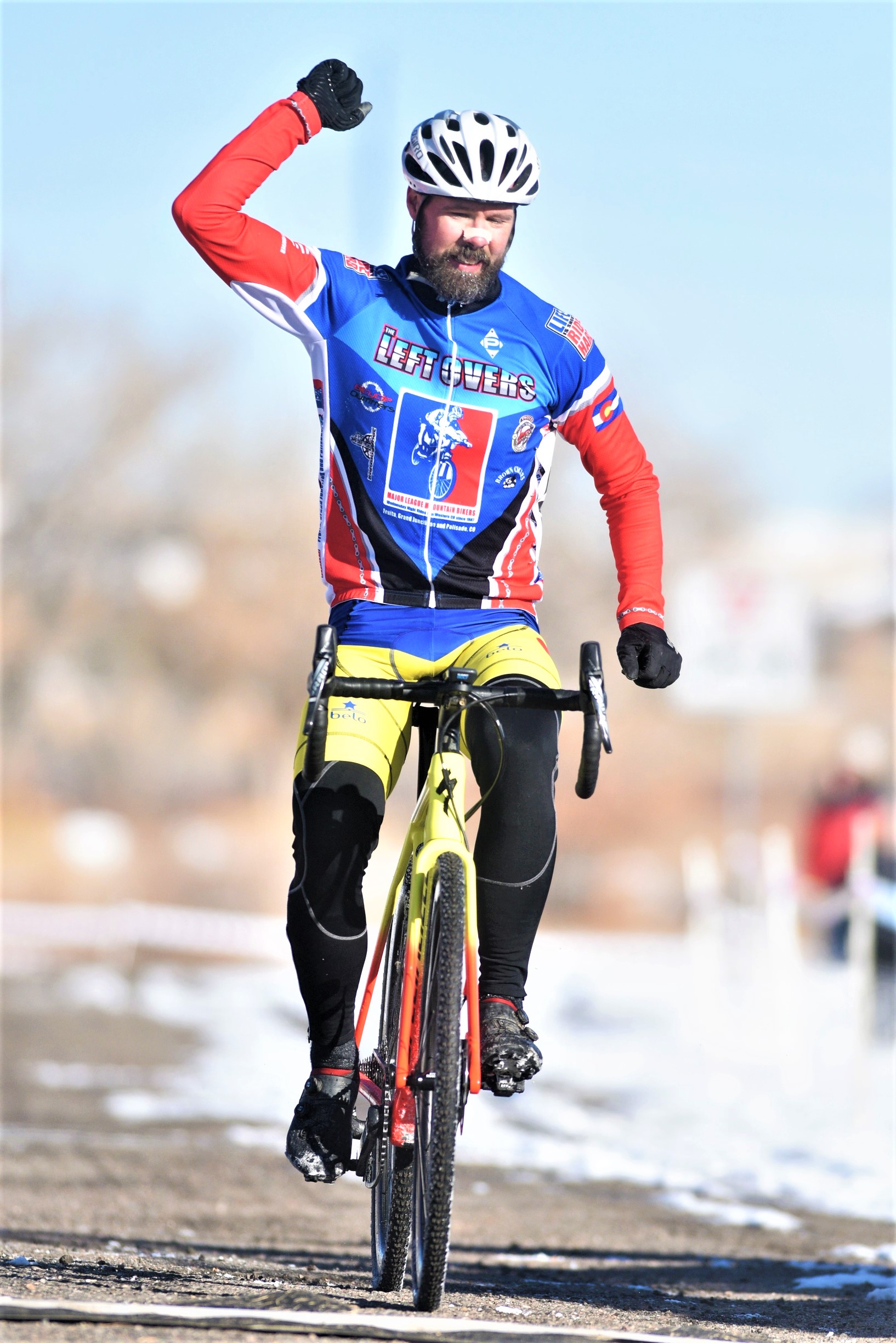 Marc winning the Colorado State Championship race in Parker, CO